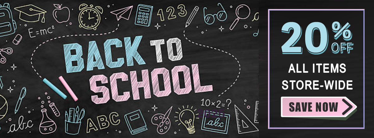 20% OFF Back To School Sale. Use promo code: BTS25CT